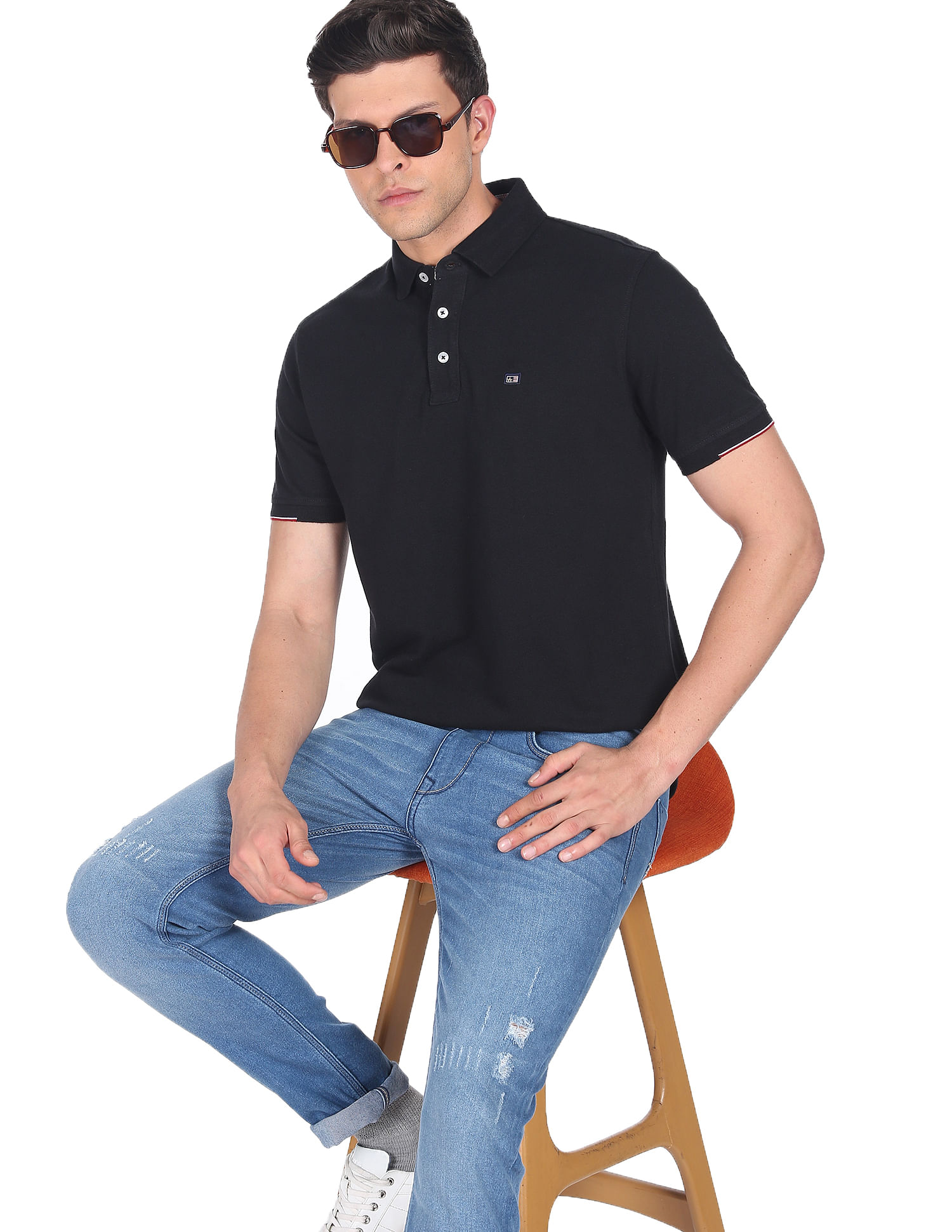 Cotton Pique Polo Shirt