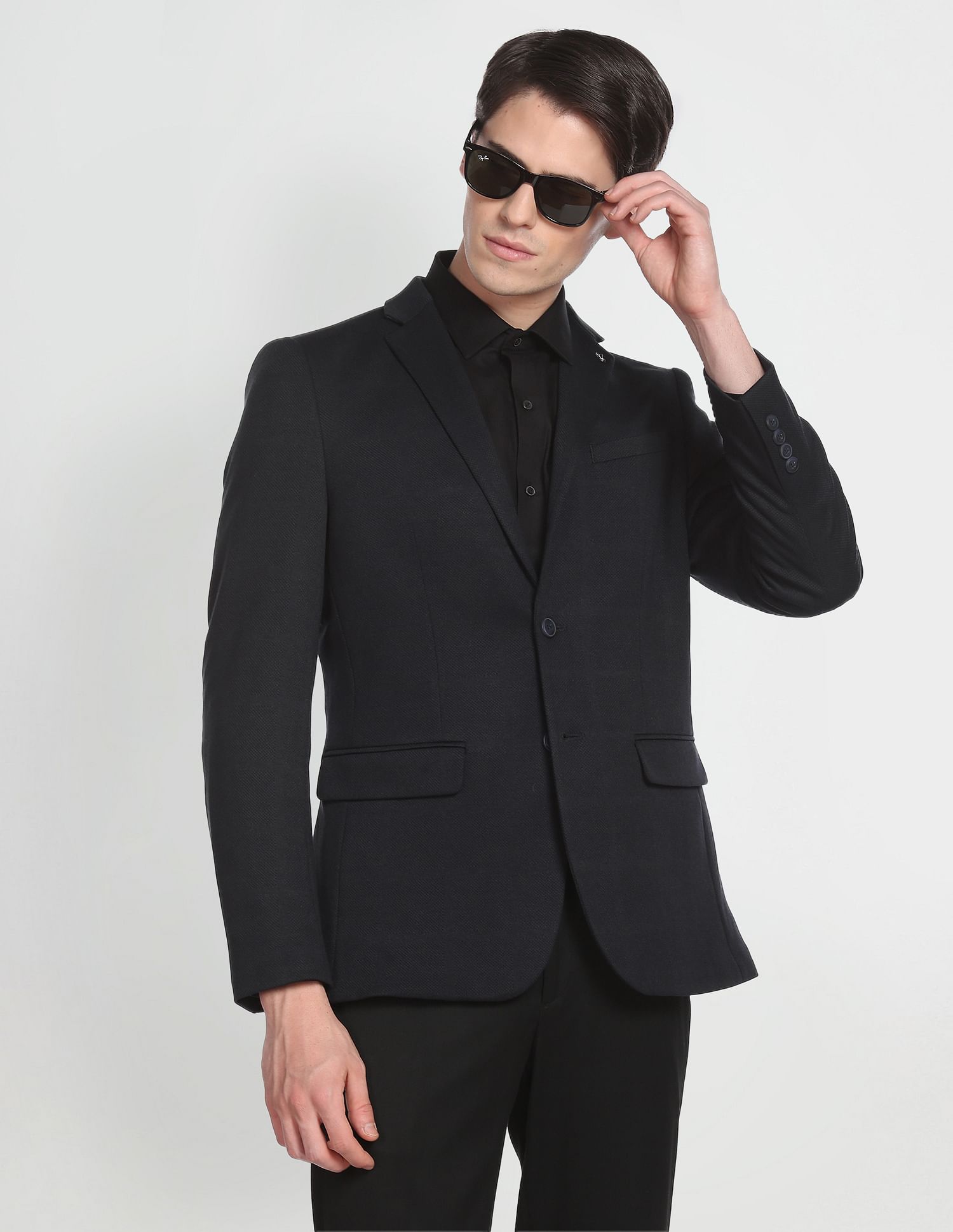 Zero Calorie Slim Fit Dobby Blazer