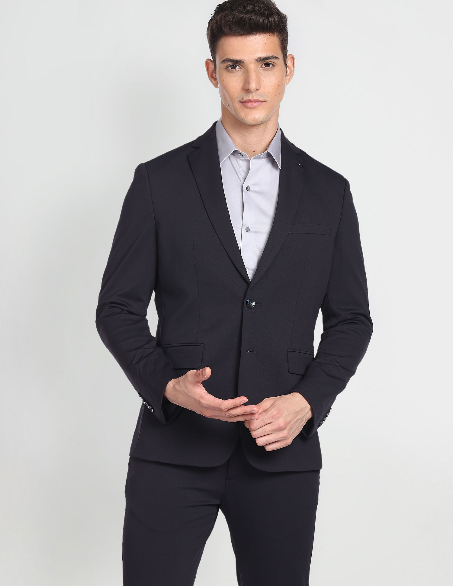 Zero Calorie Slim Fit Knit Suit