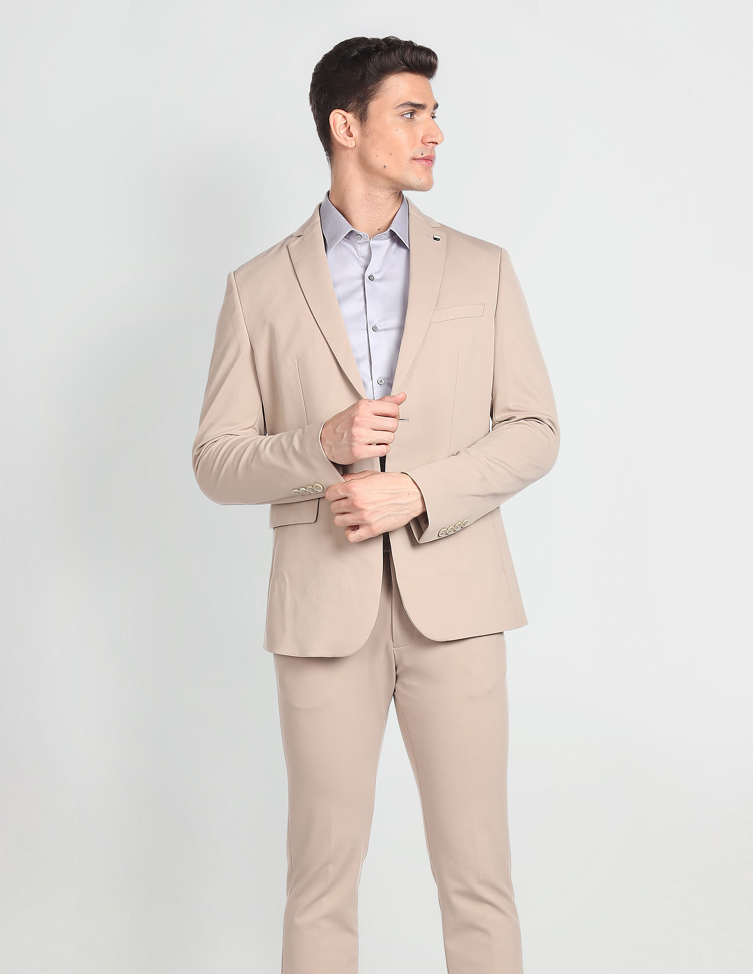 Zero Calorie Slim Fit Knit Suit